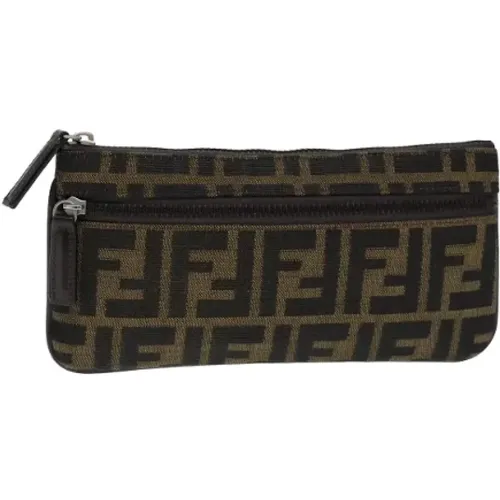 Pre-owned Canvas clutches , female, Sizes: ONE SIZE - Fendi Vintage - Modalova