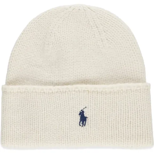 Beanie Hat mit ikonischem Pony-Logo , Damen, Größe: ONE Size - Ralph Lauren - Modalova