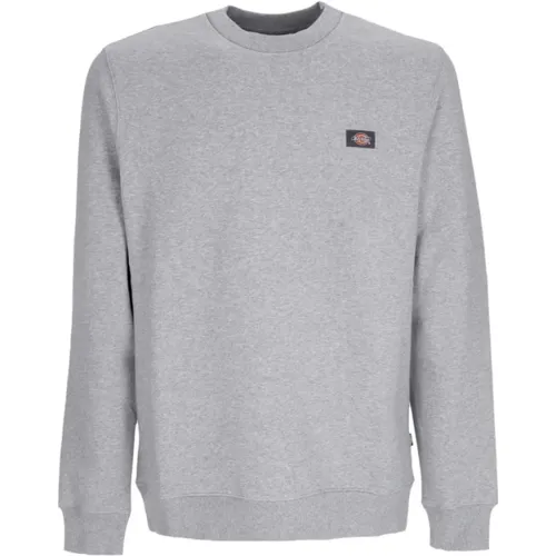 Grauer Melange Streetwear Sweatshirt , Herren, Größe: XL - Dickies - Modalova