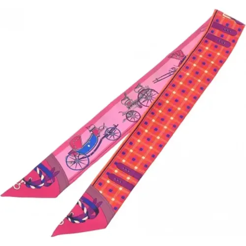 Pre-owned Silk scarves , female, Sizes: ONE SIZE - Hermès Vintage - Modalova