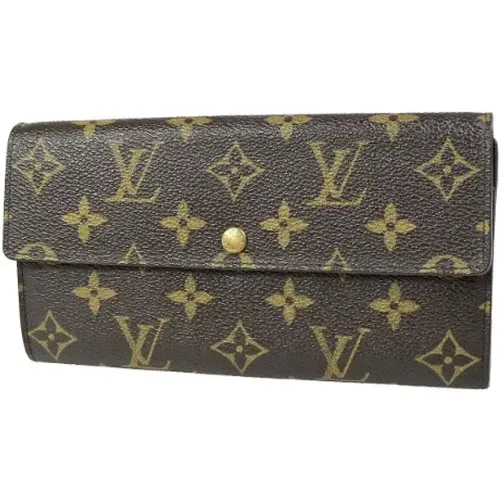 Pre-owned Canvas wallets , female, Sizes: ONE SIZE - Louis Vuitton Vintage - Modalova