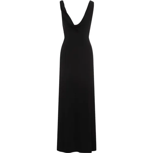 Schwarzes Wickelkleid , Damen, Größe: S - TotêMe - Modalova