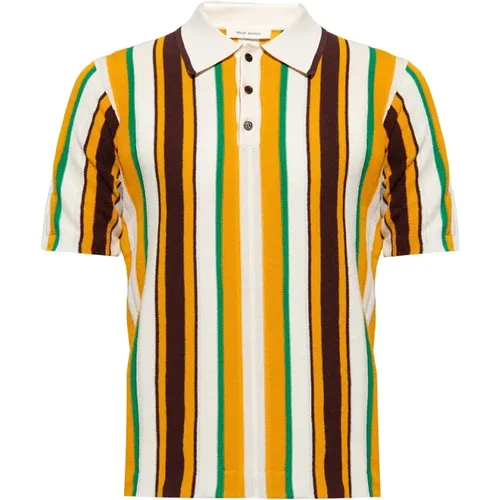 ‘Opti’ polo shirt , male, Sizes: M - Wales Bonner - Modalova