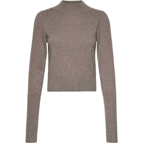 Grey Mel Cashmere Sweater , female, Sizes: XL, L, M, S, 2XL - Rosemunde - Modalova