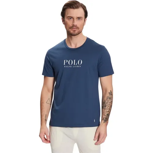 Klassisches T-Shirt , Herren, Größe: M - Ralph Lauren - Modalova