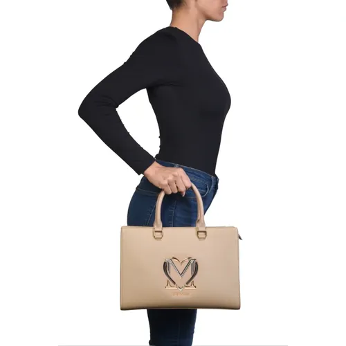 Handtasche mit Logoaufdruck - Love Moschino - Modalova