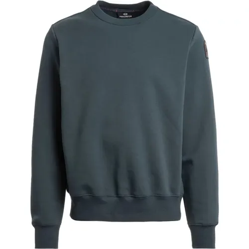 Dunkel Avio Crewneck Sweatshirt , Herren, Größe: 2XL - Parajumpers - Modalova