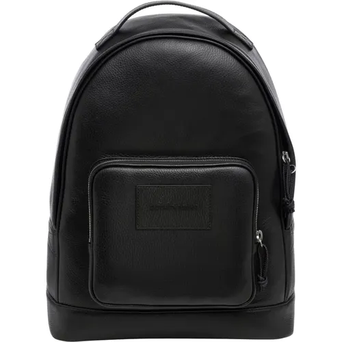 Stylischer Rucksack mit Reißverschluss und Mehreren Taschen - Emporio Armani - Modalova