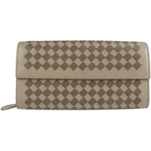 Pre-owned Leather wallets , female, Sizes: ONE SIZE - Bottega Veneta Vintage - Modalova