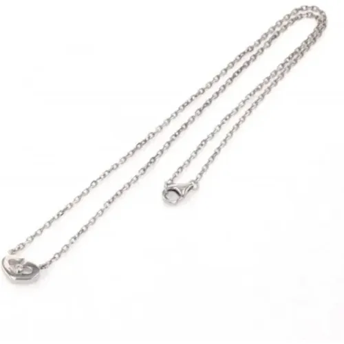 Pre-owned White Gold necklaces , female, Sizes: ONE SIZE - Cartier Vintage - Modalova