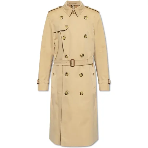 Kensington Long trench coat , male, Sizes: L, 2XL, 3XL, XL, S - Burberry - Modalova