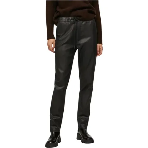 Leather Trousers , female, Sizes: W28, W27 - Pepe Jeans - Modalova