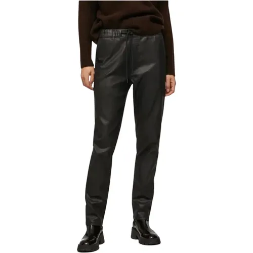 Leather Trousers , female, Sizes: W30, W28, W27 - Pepe Jeans - Modalova