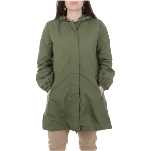 Fleur Parka Coat , female, Sizes: 2XL, 3XL, L - Save The Duck - Modalova