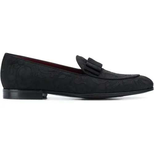 Schwarze Barock Jacquard Loafers , Herren, Größe: 42 1/2 EU - Dolce & Gabbana - Modalova
