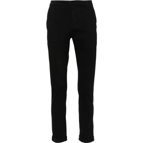 Schwarze Stylische Hose , Herren, Größe: W32 - Dondup - Modalova