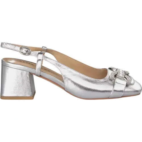 Square Heel Buckle Shoe , female, Sizes: 5 UK, 3 UK, 6 UK, 4 UK - Alma en Pena - Modalova