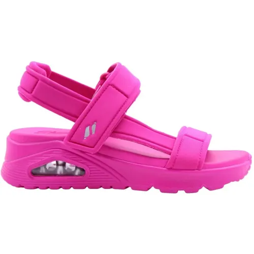 Stylish Flat Sandals for Women , female, Sizes: 3 UK, 2 UK - Skechers - Modalova