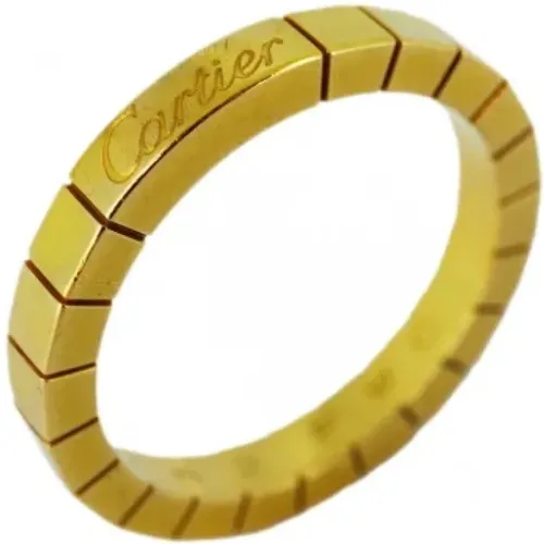 Pre-owned Gold rings , male, Sizes: ONE SIZE - Cartier Vintage - Modalova