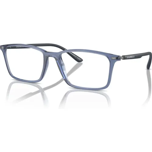 Transparent Eyewear Frames Ea3237 , unisex, Sizes: 53 MM - Emporio Armani - Modalova