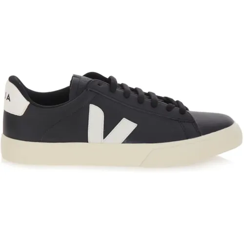 White Leather Sneakers Campo , male, Sizes: 10 UK, 8 UK, 9 UK - Veja - Modalova