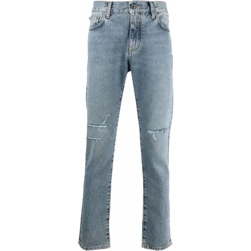 Jeans , male, Sizes: W30 - Off White - Modalova