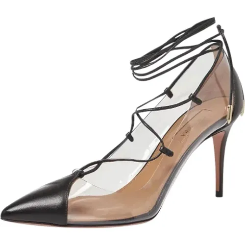 Pre-owned Leather heels , female, Sizes: 4 1/2 UK - Aquazzura Pre-owned - Modalova
