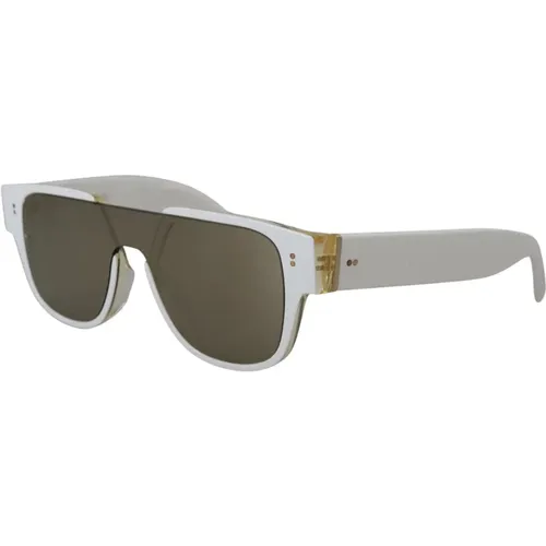 Weiße Acetat-Vollrandrahmen-Schattierungen Dg4356F Sonnenbrille - Dolce & Gabbana - Modalova