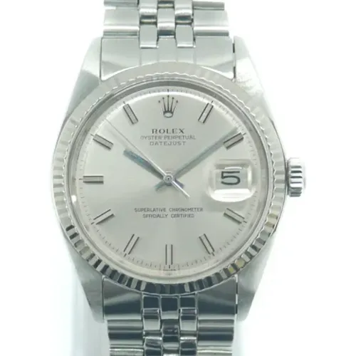 Pre-owned Stainless Steel watches , female, Sizes: ONE SIZE - Rolex Vintage - Modalova