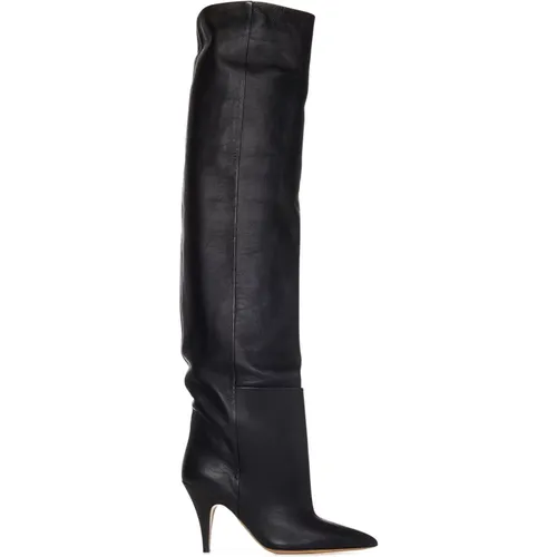 Leather Stiletto Boots , female, Sizes: 4 UK, 5 UK - Khaite - Modalova
