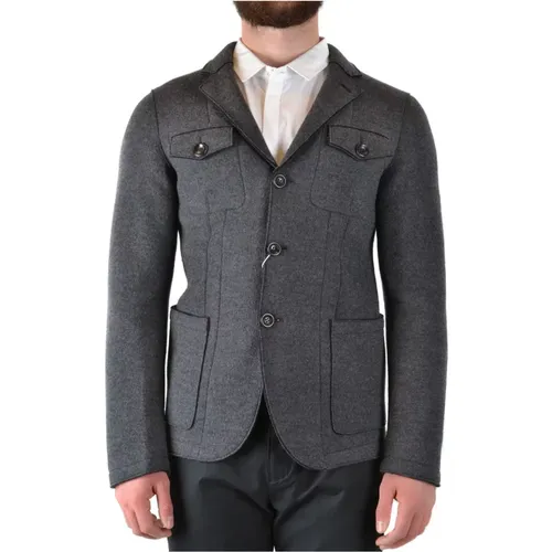 Stylish Wool Jacket , male, Sizes: M - Armani - Modalova