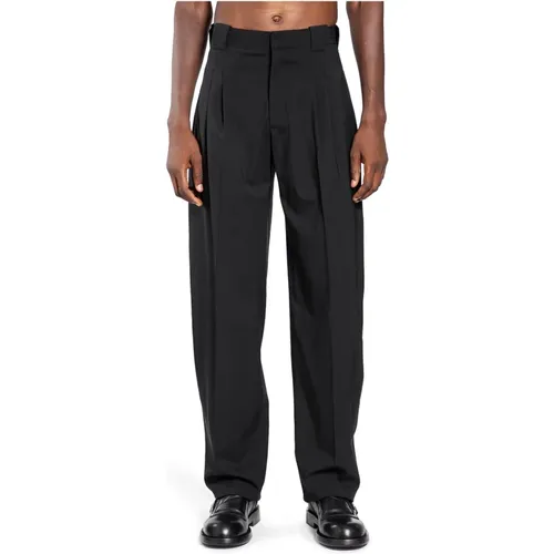 Wool Twill Trousers , male, Sizes: M, L, S - Mugler - Modalova