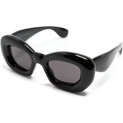 Schwarze Sonnenbrille mit Originalzubehör - Loewe - Modalova