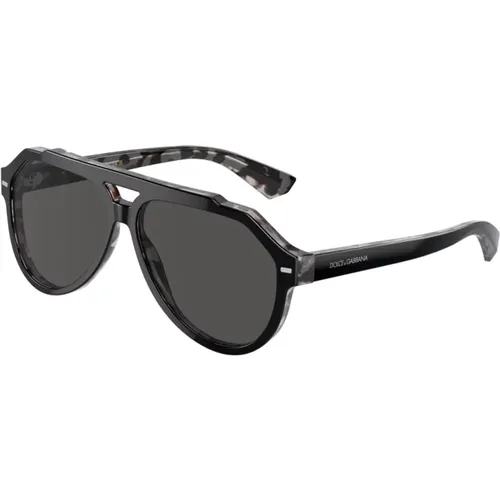 Stylische Herrensonnenbrille , Herren, Größe: 60 MM - Dolce & Gabbana - Modalova