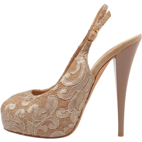 Pre-owned Lace sandals , female, Sizes: 7 1/2 UK - Giuseppe Zanotti Pre-owned - Modalova