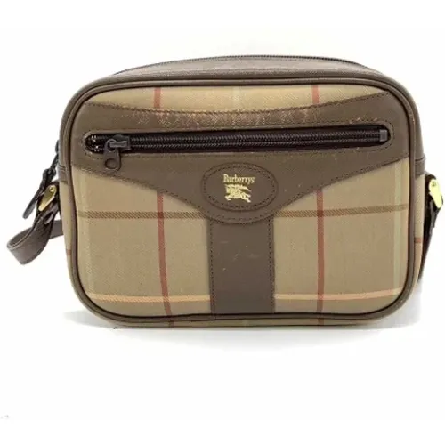 Pre-owned Canvas crossbody-bags , female, Sizes: ONE SIZE - Burberry Vintage - Modalova