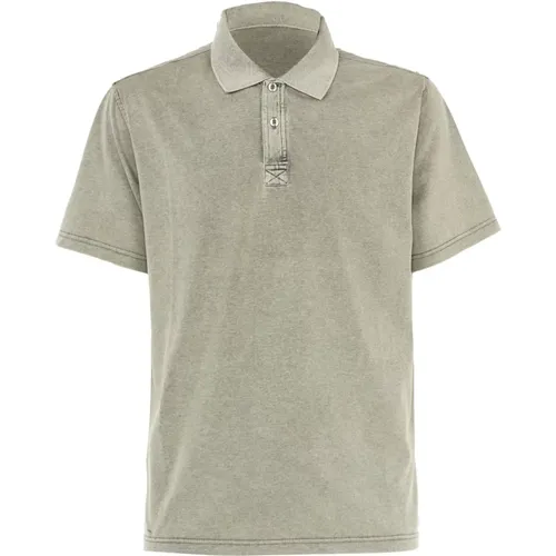 Herren Polo Shirt Klassisch Grau - CASHMERE COMPANY - Modalova