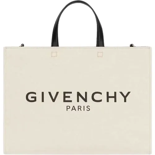 Tote Bags,Logo Print Canvas Tote Tasche - Givenchy - Modalova