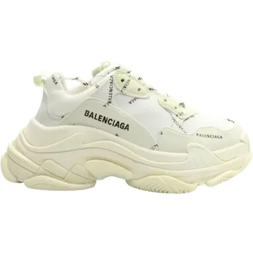 Pre-owned Plastic sneakers , female, Sizes: 2 UK - Balenciaga Vintage - Modalova