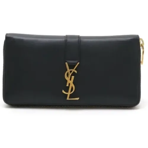 Pre-owned Leather wallets , female, Sizes: ONE SIZE - Yves Saint Laurent Vintage - Modalova