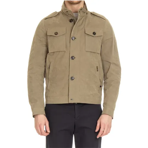 Water-Resistant Cotton Jacket , male, Sizes: L, 2XL - Moorer - Modalova