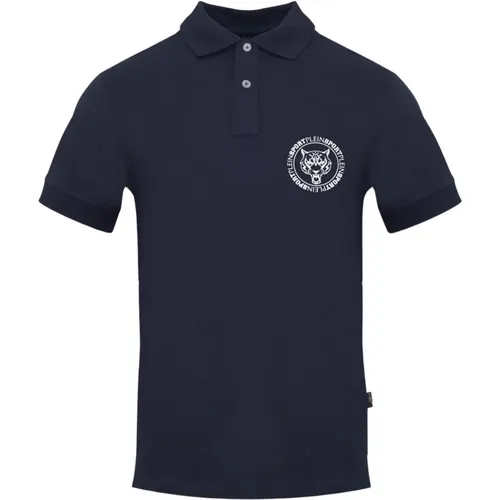Button-Fastening Solid Polo Shirt , male, Sizes: 2XL, S, L, M, XL - Plein Sport - Modalova