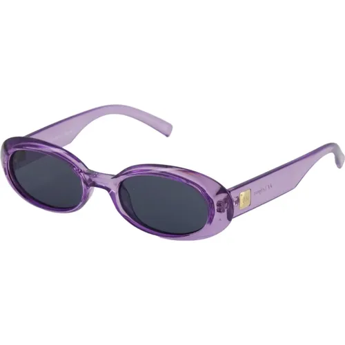 Slim Oval Work IT! Sunglasses /Amethyst , unisex, Sizes: M/L - Le Specs - Modalova