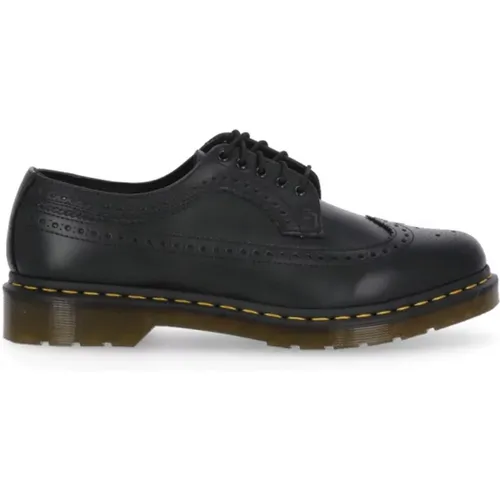 Leather Brogue Lace-Up Shoes , male, Sizes: 10 UK, 8 UK - Dr. Martens - Modalova