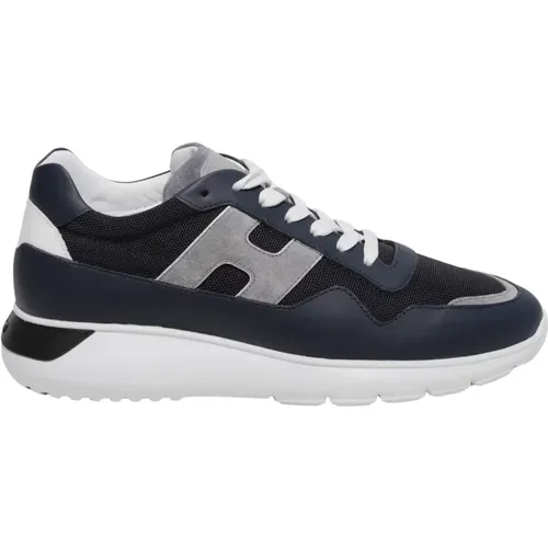 Men's Shoes Sneakers Blu Noos , male, Sizes: 8 UK, 5 UK - Hogan - Modalova