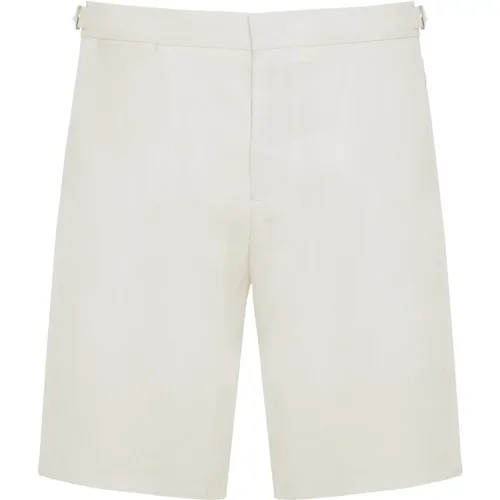 Norwich linen shorts , male, Sizes: W32 - Orlebar Brown - Modalova
