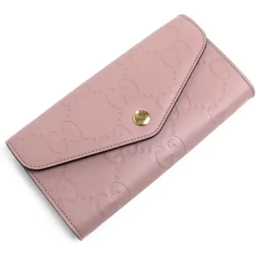 Pre-owned Leather wallets , female, Sizes: ONE SIZE - Gucci Vintage - Modalova