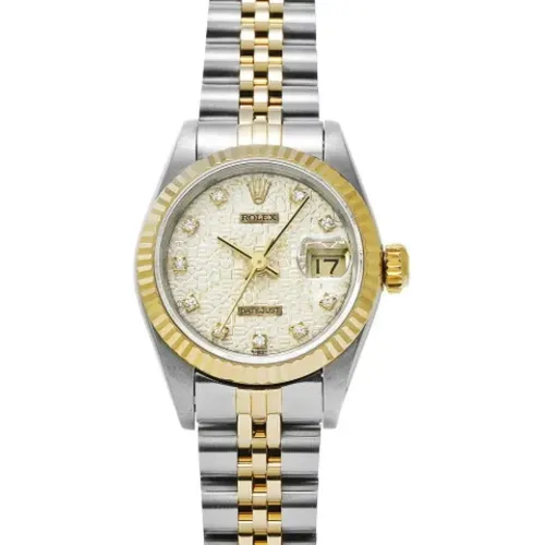 Pre-owned Gold watches , female, Sizes: ONE SIZE - Rolex Vintage - Modalova