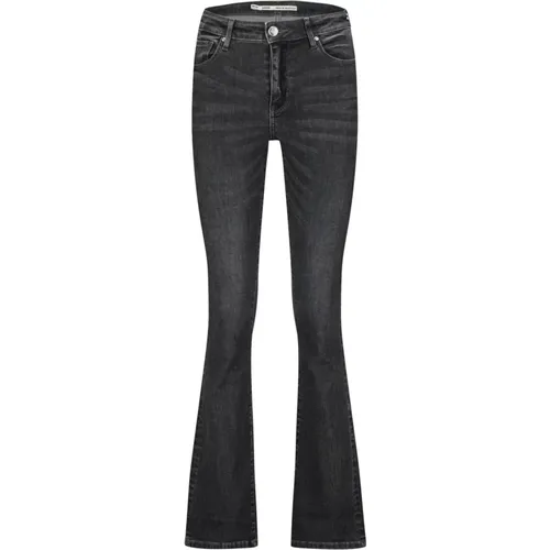 Bootcut Jeans mit hoher Taille , Damen, Größe: W29 - Raizzed - Modalova