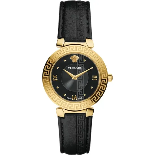 Daphnis Schweizer Uhr Schwarz Gold - Versace - Modalova